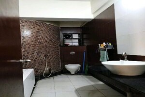 Attached Bathroom in 2 BHK Apartment at Sai Nandanvan CHSL, Wadgaon Sheri – for Rent