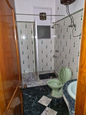 Bathroom in 3 BHK Builder Floor at Greater Kailash I – for Rent