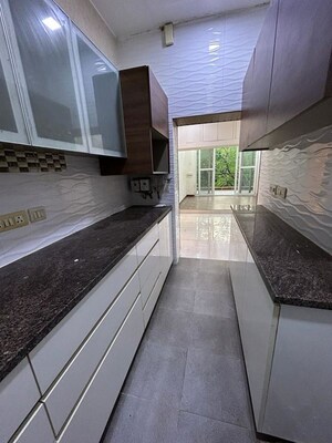 Kitchen in 3 BHK Builder Floor at Chittaranjan Park – for Sale