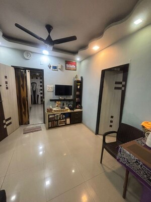Living Room in 2 BHK Apartment at Seawoods – for Sale