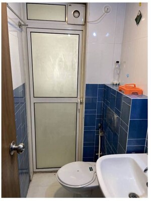 Bathroom in 1 BHK Apartment at Lodha Amara, Kolshet Road – for Rent