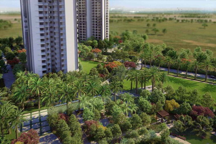 Garden, godrej-meridien 2 Bedroom 1366 Sq.Ft. Apartment In Sector 106 Gurgaon 10565676