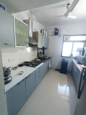 Kitchen in 2 BHK Apartment at Lodha Amara, Kolshet Road – for Rent