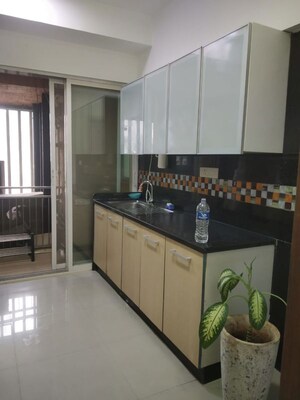 Kitchen in 3 BHK Apartment at DB Woods, Goregaon East – for Rent