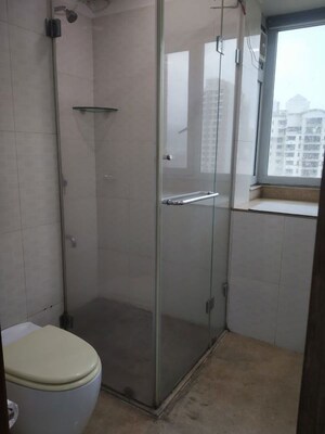 Bathroom in 3 BHK Apartment at DB Woods, Goregaon East – for Rent