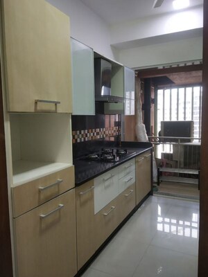 Kitchen in 3 BHK Apartment at DB Woods, Goregaon East – for Rent