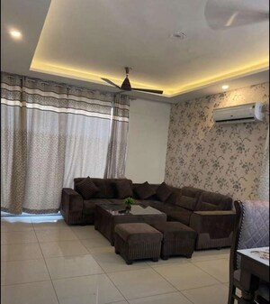 Living Room in 2 BHK Apartment at Highland Park Chandigarh, Bhabat – for Rent