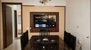 Dining area in 3 BHK Apartment at Malwa Escon Primera, International Airport Road – for Rent