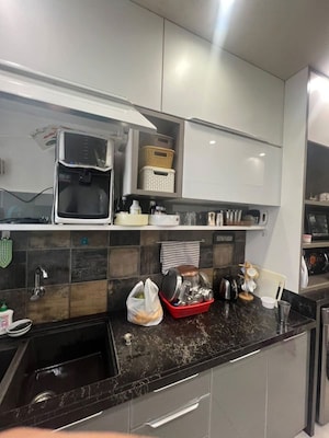 Kitchen in 2 BHK Apartment at Textila CHS, Prabhadevi – for Rent