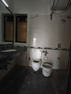 Bathroom in 2 BHK Apartment at K Raheja Heights, Malad East – for Rent