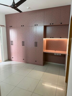 Bathroom in 3 BHK Apartment at Visalakshi Prakruthi, Thanisandra Main Road – for Rent