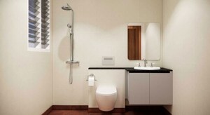 Bathroom in 2 BHK Apartment at Sobha Dream Gardens, Thanisandra Main Road – for Rent