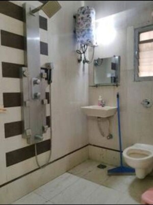 Bathroom in 1 BHK Apartment at Hiranandani IRIS, Manpada – for Rent