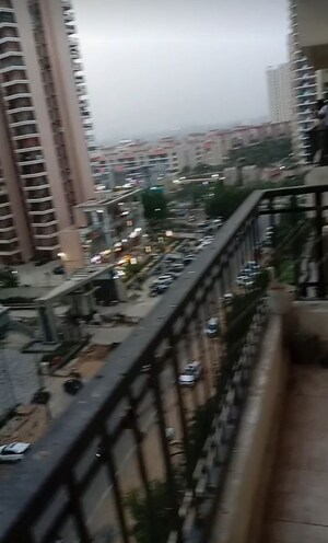 Balcony in 3 BHK Apartment at Supertech EcoVillage III, Sector 16b Greater Noida – for Rent