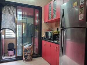 Kitchen in 3 BHK Apartment at Sai Intop Tower, Kharghar – for Rent