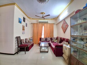 Living Room in 3 BHK Apartment at Sai Intop Tower, Kharghar – for Rent