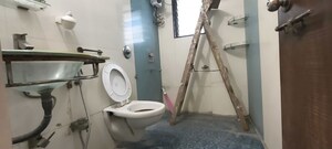 Bathroom in 3 BHK Apartment at Sai Intop Tower, Kharghar – for Rent