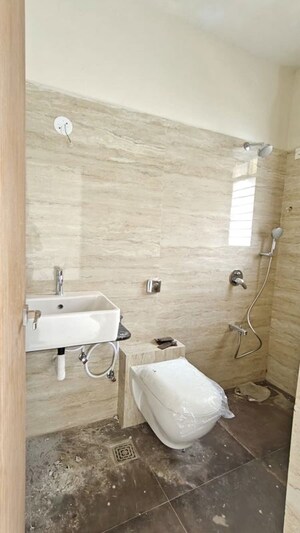 Bathroom in 2 BHK Apartment at Ram Pushpanjali Residency, Owale – for Rent