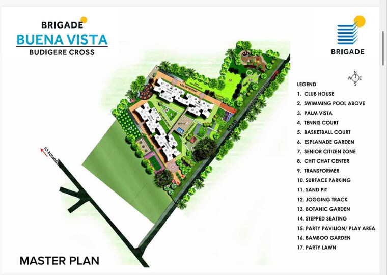 Master Plan, brigade-buena-vista 2 Bedroom 1170 Sq.Ft. Apartment In Budigere Bangalore 10565880