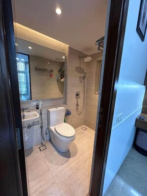 Bathroom in 1 BHK Apartment at Hiranandani Park Eagleton, Ghodbunder Road – for Sale