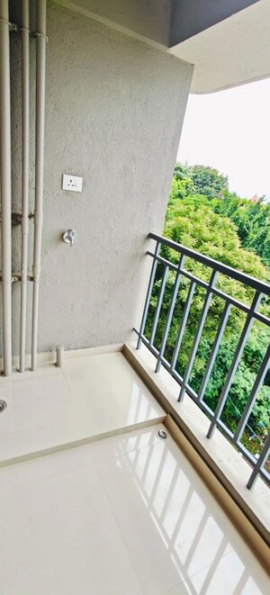 Balcony in 1 BHK Apartment at Nyati Defence Enclave, Undri – for Rent