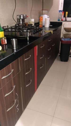 Kitchen in 1 BHK Apartment at Haware Citi, Ghodbunder Road – for Rent