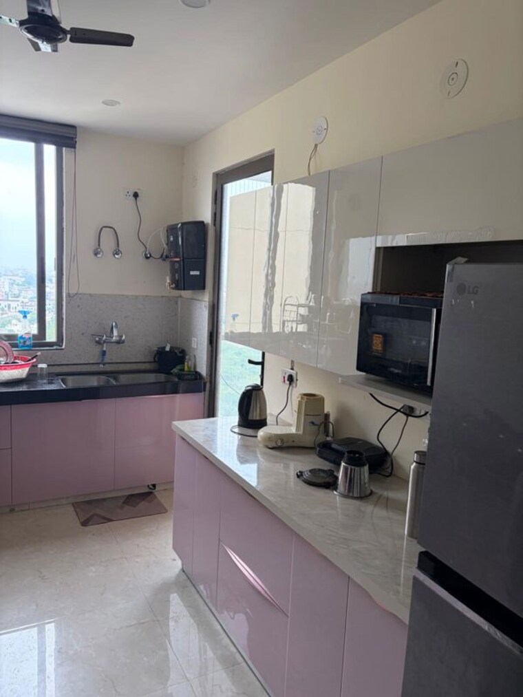 Kitchen, manglam-14-woodland-park 3 Bedroom 1750 Sq.Ft. Apartment In Shiprapath Jaipur 10565955