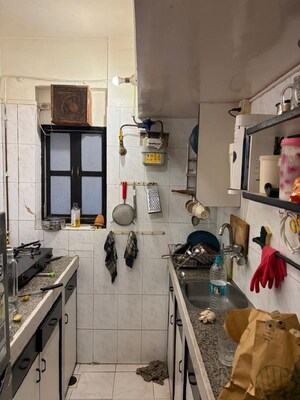 Kitchen in 1.5 BHK Apartment at Bandra West – for Rent
