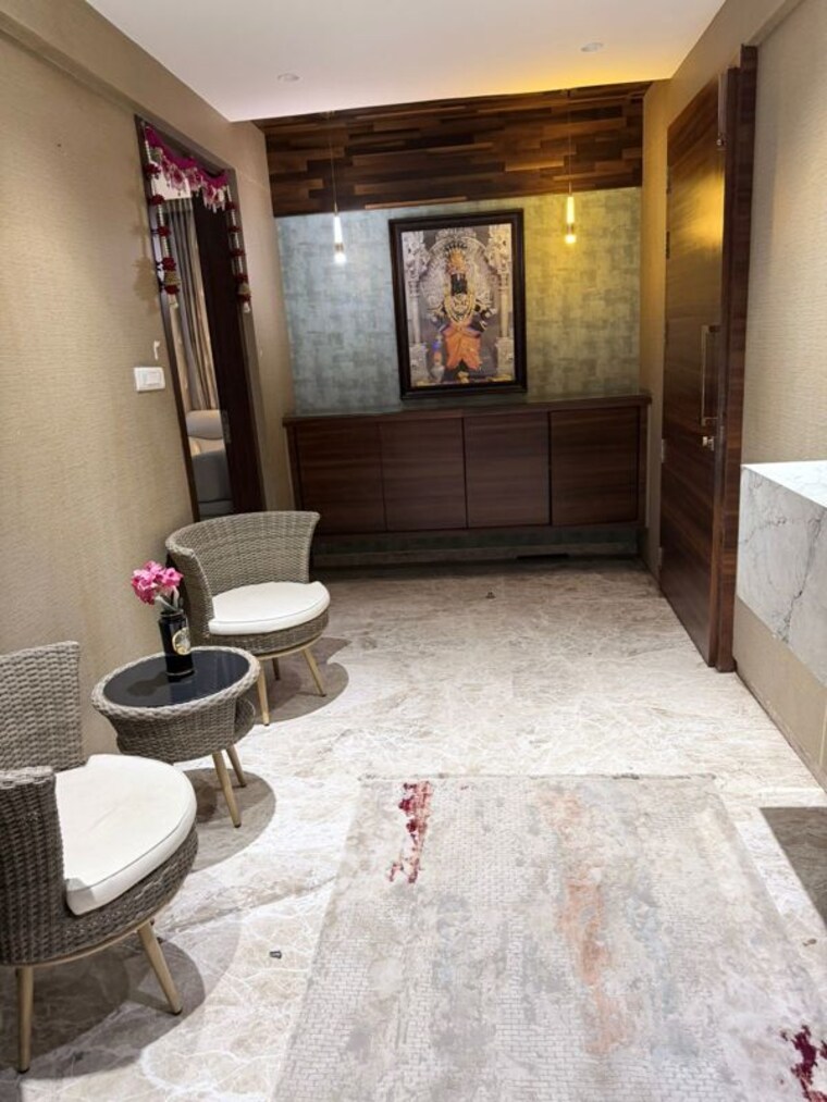 Living Room, mantra-monarch 3 Bedroom 1200 Sq.Ft. Apartment In Balewadi Pune 10565972