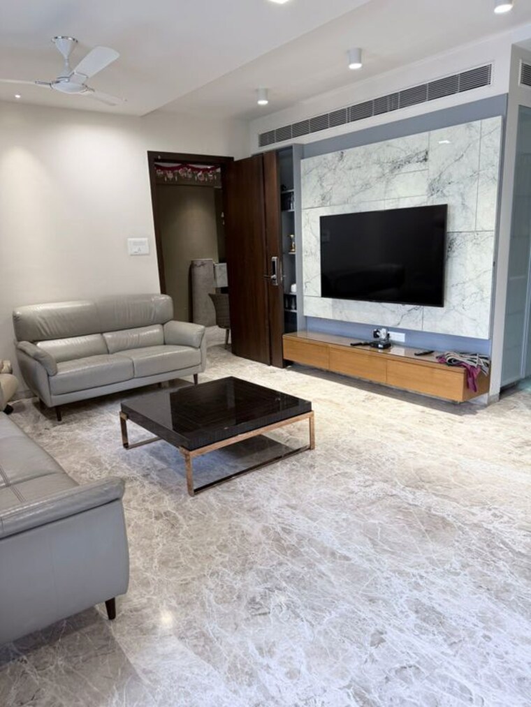 Living Room, mantra-monarch 3 Bedroom 1200 Sq.Ft. Apartment In Balewadi Pune 10565972