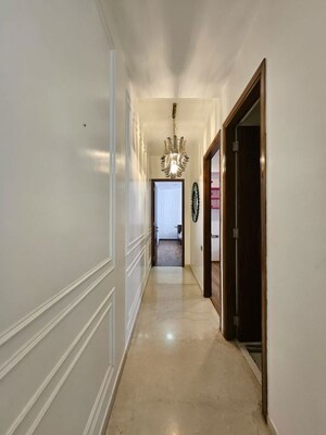 Building Lobby in 3 BHK Apartment at Omkar Alta Monte, Malad East – for Rent