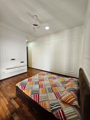 Bedroom in 3 BHK Apartment at Omkar Alta Monte, Malad East – for Rent