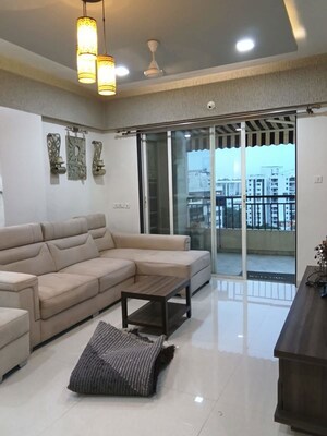 Living Room in 3 BHK Apartment at Regency Classic, Baner – for Rent