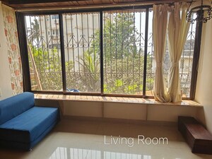 Living Room in 2 BHK Apartment at Bandra West – for Rent