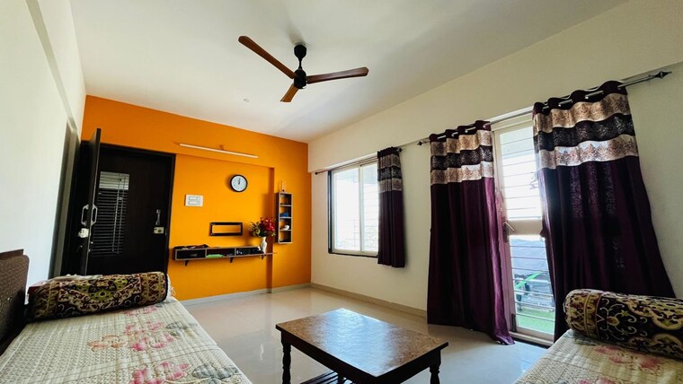 Bedroom, regency-astra 2 Bedroom 1000 Sq.Ft. Apartment In Baner Pune 10566043