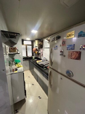 Kitchen in 1 BHK Apartment at Khar West – for Rent