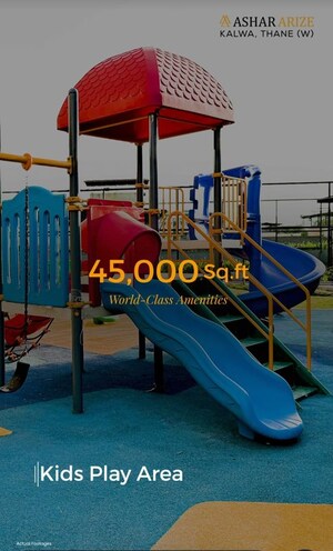 1 BHK Builder Floor – Exterior View View at Ashar Arize, Kalwa - for Rent