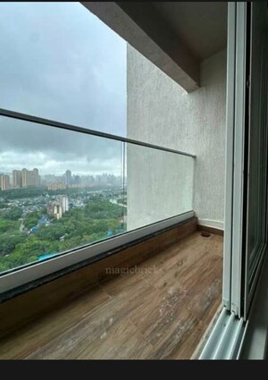 Balcony in 1 BHK Builder Floor at Ashar Arize, Kalwa – for Rent