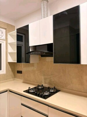 Kitchen in 3 BHK Apartment at Chattarpur – for Rent