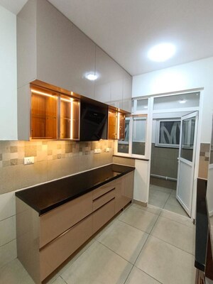 Kitchen in 3.5 BHK Apartment at Meridian Park At The Prestige City, Sarjapur Road – for Rent