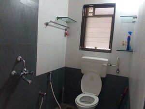 Washroom in 3 BHK Apartment at Mayfair Akshay, Lokhandwala – for Rent