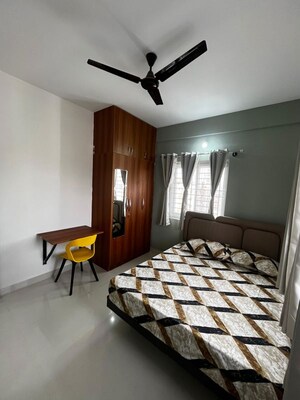 Bedroom in 1 BHK Apartment at Keerthana Residency, Kadubeesanahalli – for Rent