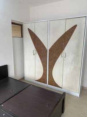 Staircase in 3 BHK Apartment at Right Channel Trishul Heights, Kandivali West – for Rent