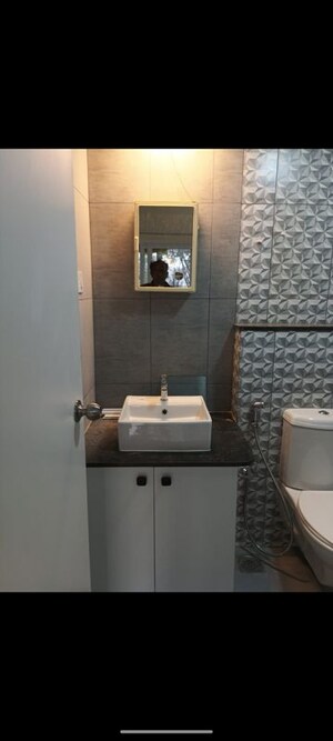 Bathroom in 3 BHK Apartment at TVS Emerald Jardin, Singasandra – for Rent