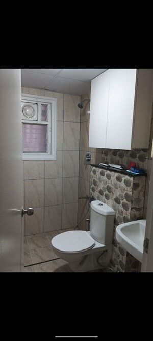 Bathroom in 3 BHK Apartment at TVS Emerald Jardin, Singasandra – for Rent