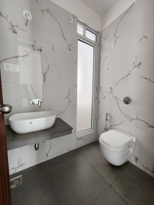 Bathroom in 3 BHK Apartment at Raj Tattva, Kapur Bawdi – for Rent