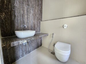 Bathroom in 3 BHK Apartment at Raj Tattva, Kapur Bawdi – for Rent