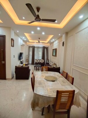 Living Room in 3 BHK Builder Floor at Sushant Lok Iii – for Sale