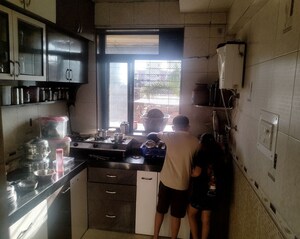 Kitchen in 1 BHK Apartment at Fam CHS, Kopar Khairane – for Sale