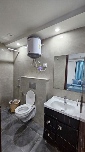 Bathroom in 2 BHK Apartment at Saket – for Rent